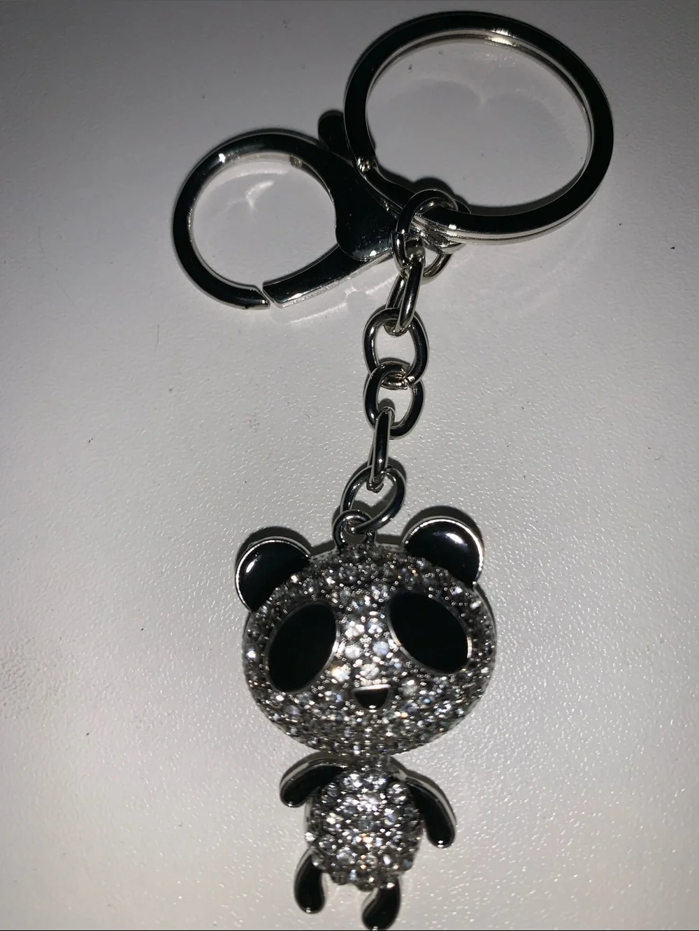 Crystal Panda bag/purse Charm keychain